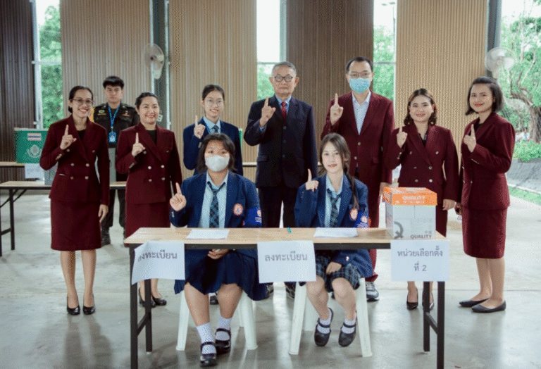 กิจกรรมการเลือกตั้งประธานนักเรียน ประจำปีการศึกษา 2568